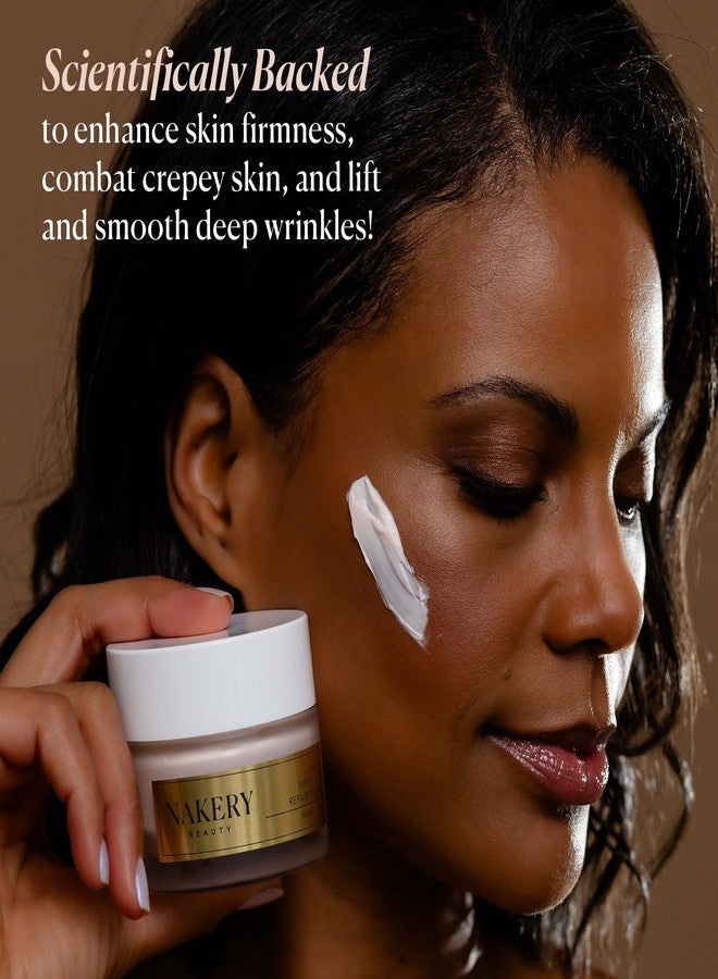 Nakery Lift-Tox Night Cream for Women - Overnight Anti Wrinkle Face Cream for Firmer & Smoother Complexion - Hydrating Night Cream for Women with Crepey Skin - Rich Night Face Cream for Mature Skin - Image 5